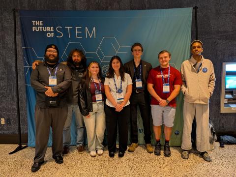 Seven Westfield State University S-STEM scholars attended the 2026 NSF S-STEM Scholars & PI Meeting in Washington, D.C., where they joined more than 2,000 STEM students and educators from across the nation for three days of professional development, networking, and learning opportunities.