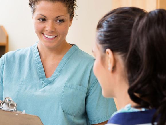 Certified Clinical Medical Assistant (CCMA) stock photo