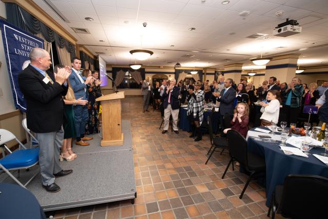 Hall of Fame Event in Scanlon Banquet Hall 