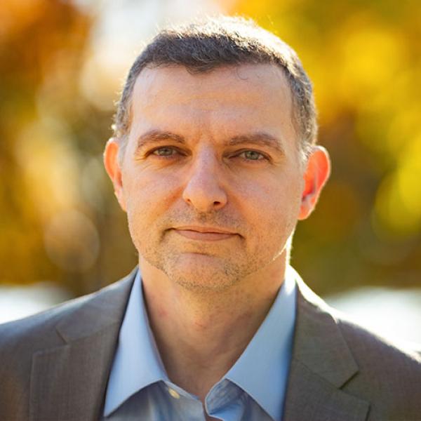 Dr. Steve Boughosn, Chair of the Computer and Information Science Department, smiles for a photo.